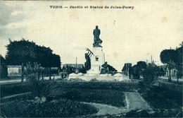 TUNIS Jardin Et Statue Jules Ferry - Tunisia