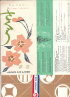 B1975 - Brochure AVIAZIONE - KANGEI JAPAN AIR LINES - Geschenke