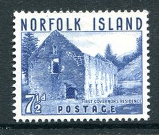 Norfolk Island 1953 Definitives - 7½d Old Stores LHM (SG 15) - Ile Norfolk