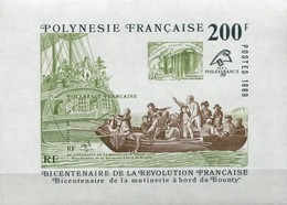 POLYNESIE FRANCAISE -  Bicentenaire De La Révolution Française Et "Philexfrance 89" - Franz. Revolution