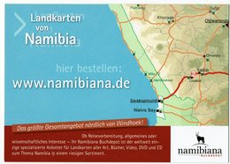 Nambia, Landkarte - Namibia