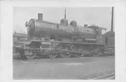 ¤¤  -   Carte-Photo D'une Locomotive En Gare Du Réseau Etat   -  Chemin De Fer    -  ¤¤ - Trains