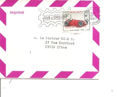 Monaco ( Lettre En Imprimé De 1967 De Monte-Carlo Vers La France à Voir) - Lettres & Documents