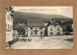 CPA - ROUGEMONT-le-CHATEAU (90) - Aspect De La Place En 1910 - Rougemont-le-Château