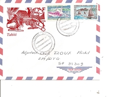 Polynésie ( Lettre Par Avion De 1966 De Papeete  Vers L'intérieur à Voir) - Lettres & Documents