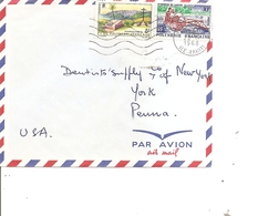 Polynésie ( Lettre Par Avion De 1968 De Papeete  Vers Les USA à Voir) - Storia Postale