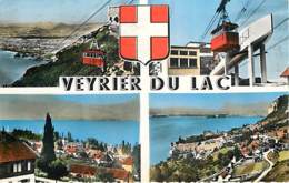 VEYRIER DU LAC - Multivues Avec Blason - 352 - Veyrier