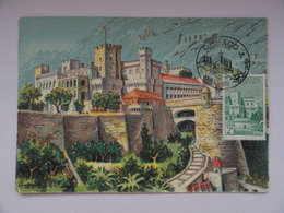 CARTE MAXIMUM CARD PALAIS PRINCIER  A MONACO - Briefe U. Dokumente