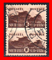 SOUTH AFRICA  2 SELLOS  AÑO 1942  TANK - Timbres De Service