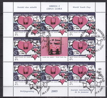 Serbia / Montenegro, World Youth Day, 2005, Miniature Sheet, CTO - Used Stamps