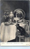 Art - Peintre A. Magne - Convoitise Salon De 1905 - Chat - Peintures & Tableaux