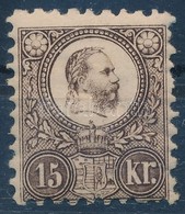 * 1871 Réznyomat 15kr Javított Gumival (*200.000) - Autres & Non Classés