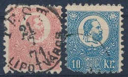 O 1871 Kőnyomat 5kr, 10kr (33.500) Mindkettő Sarokfog Hibás - Altri & Non Classificati