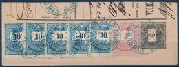 1876 Utalvány Darab Szép Bérmentesítéssel Kék 'GELD-ANWSNG / WARASDIN' - Autres & Non Classés