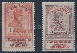 * 1914 Hadi Segély 1K, 5K (20.500) - Altri & Non Classificati