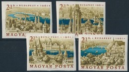 ** 1961 Bélyegnap (34.) - Budapest Panoráma Vágott Sor (7.000) - Sonstige & Ohne Zuordnung