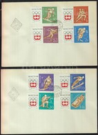 1963 Téli Olimpia (II.)- Innsbruck Vágott Sor 2db FDC-n (3.500) - Other & Unclassified