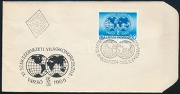 1965 Évfordulók - Események (III.) - Varsói Szakszervezeti Világkongresszus Vágott Bélyeg FDC - Autres & Non Classés