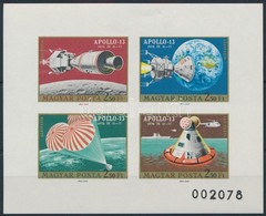 ** 1970 Apollo-13 Vágott Blokk (3.000) - Other & Unclassified