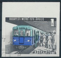 O 1970 Metró (II.) ívszéli Vágott Sor (3.000) - Autres & Non Classés