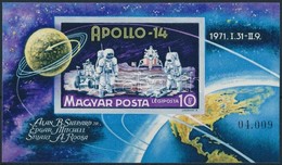 ** 1971 Apollo-14 Vágott Blokk (4.000) - Other & Unclassified