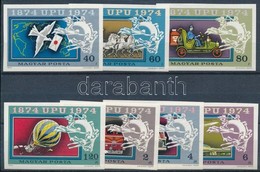 ** 1974 100 éves Az Egyetemes Postaegyesület, UPU  (II.) Vágott Sor (4.000) - Otros & Sin Clasificación