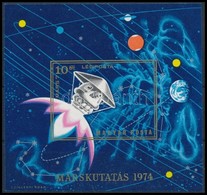 ** 1974 A Marskutatás Eredményei Vágott Blokk (3.500) - Other & Unclassified