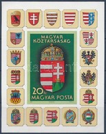 ** 1990 Magyar Köztársaság Címere Vágott Blokk (7.000) - Sonstige & Ohne Zuordnung