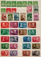 ** O Postatiszta Gyűjteményrész 1946-1954 (97.000) Hozzá Kevés Bélyegzett Bélyeg, 8 Lapos A/4 Berakóban - Other & Unclassified