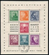 O 1938 2 Db Eucharisztikus Blokk Klf Bélyegzéssel (18.000) - Otros & Sin Clasificación