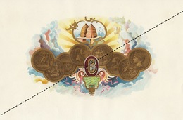 1893-1894 Grande étiquette Boite à Cigare Havane LORIENA - Etiketten