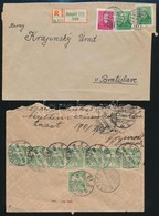 22 Db Küldemény Az 1870-1940-es évekből Jobbakkal - Other & Unclassified