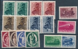 ** 1946-1947 Bélyegjubileum Párokban, Vasútjubileum, S.A.S.  (8.400) - Otros & Sin Clasificación