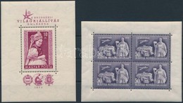 ** 1949 Bélyegnap Kisív + 1958 Brüsszeli Blokk - Other & Unclassified