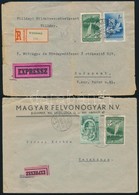 1949-1950 2 Db Expressz Küldemény, Egyik Ajánlott - Sonstige & Ohne Zuordnung