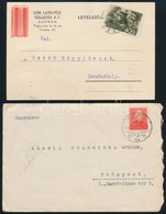 1936-1944 2 Db Sopronból Küldött Küldemény - Sonstige & Ohne Zuordnung