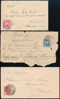 1877-1893 5 Db Levél Krajcáros Bérmentesítésekkel - Other & Unclassified