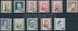 ** Japan 1949/1950 Személyiségek 11 érték Mi 477, 478, 481, 484-488, 491-493 (Mi EUR 251.-) ( Apró Hibák / Minor Faults, - Other & Unclassified