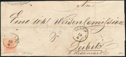 1856 3kr MP Levélen 'KASCHAU' - 'KÉSMÁRK' - Leibitz - Other & Unclassified