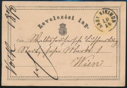 1870 Díjjegyes Levelezőlap 'NAGY KIKINDA' - Sonstige & Ohne Zuordnung