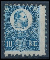 (*) 1871 Réznyomat 10kr Használatlan Bélyeg Gumi Nélkül, Képbe Fogazva (*100.000) - Other & Unclassified