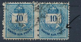 O 1874 10kr Pár, Karccal és Különböző Méretű Bélyegek (ex Lovász) - Altri & Non Classificati