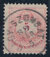 O 1881 5kr ,,NAGYSZOMBAT' Tűfogazással - Altri & Non Classificati