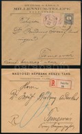 1897-1900 2 Db Levél 'NAGY-ŐSZ' - 'TEMESVÁR' Bélyegzésekkel, Az Egyik Ajánlott / 2 Covers With Same Cancellations, One O - Other & Unclassified