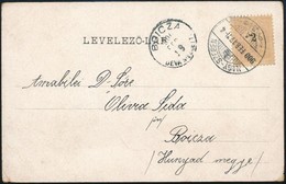 1900 Képes Levelezőlap 2kr Bérmentesítéssel 'NAGY-SZEBEN' - 'BOICZA' - Other & Unclassified