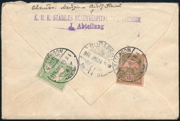 1916 Ajánlott Expressz Levél Esztergomi Tábori Kórházból Budapestre / Registered Express Cover From The Esztergom Field  - Other & Unclassified