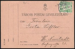 1916 Tábori Posta Levelezőlap Turul 5f Bélyeggel 'SOPRON' - Wr. Neustadt - Autres & Non Classés