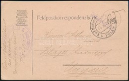 1915 Tábori Lap 'KuK Festungsfeldbahn 2. Bauabteilung POLA' + 'MFP POLA C' - Autres & Non Classés