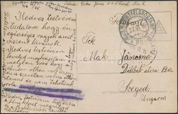 1916 Képeslap Haditengerészeti Postával / Navy Mail Postcard 'S.M.S. TURUL' - Other & Unclassified