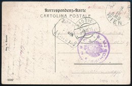 1916 Tábori Posta Képeslap 'K.u.K KRIEGSMARINE / S.M.S. WIEN' + 'GYERMELY' Postaügynökségi Bélyegzéssel - Other & Unclassified